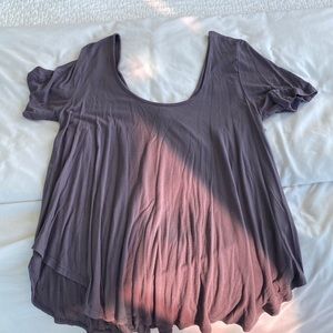 Loose flowy purple top
